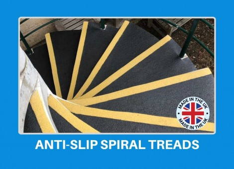 Anti-Slip Spiral Stair Treads
