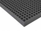 Open Mesh GRP Grating - Dark Grey