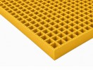 Open Mesh GRP Grating - Yellow