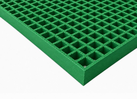 Open Mesh GRP Grating - Green