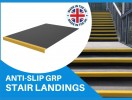 Anti Slip GRP Stair Landing