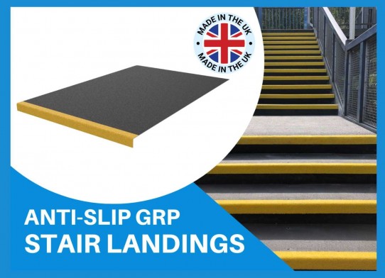 Anti Slip GRP Stair Landing